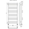 Полотенцесушитель водяной TERMINUS СОРЕНТО П18 500x1156 4620768882333